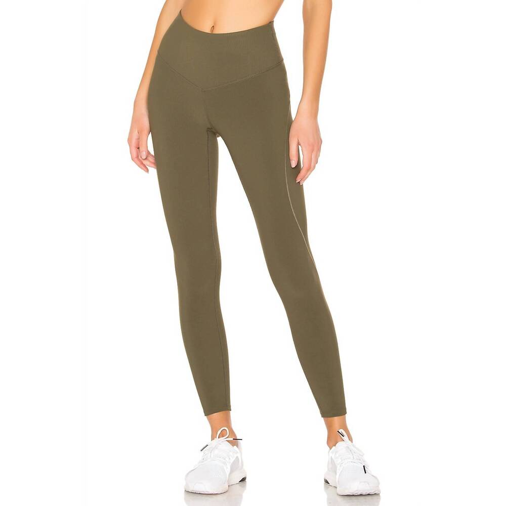 NEW FREE PEOPLE high rise formation legging in army